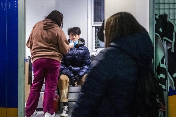 Search for a COVID-19 test means sold-out signs, long lines